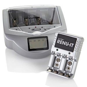 Viatek Renu-It Pro Series & Grade Disposable Battery Regenerator AA AAA C D